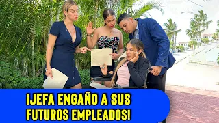 La jefa realizó un experimento para sus futuros empleados