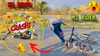 BoHot Bura Hua..😢 | MS_Rider. | HR_Rider. | #cycle #crash #video