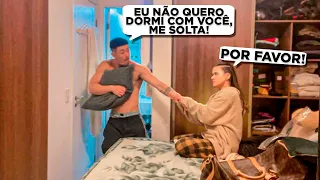 FALEI PRA MINHA NAMORADA QUE NÃO QUERO DORMIR COM ELA *trollagem*