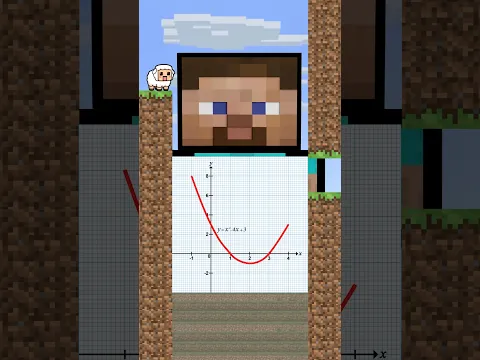 Mathematics vs. Minecraft Sheep Minigame Short-Graph of a function