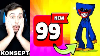 BEDAVA MEGA KUTUDAN 99 YAZDI HUGGY WUGGY KORKUNÇ MAVİ YARATIK POPPY PLAYTİME - Brawl Stars (Konsept)