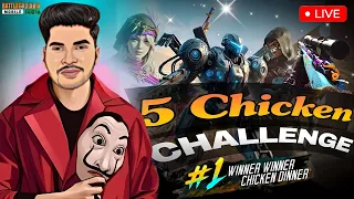 🔴🇮🇳 Only Chicken Dinner In BGMI | BGMI Day 3