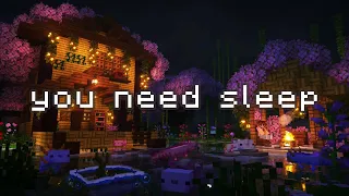 no more thinking tonight... (minecraft music w/ soft rain)