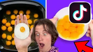 TESTING THE MOST VIRAL TIKTOK EGG HACKS (MY GIRLFRIEND WAS SO MAD AT THE END)