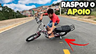 MENOR RASPOU O APOIO DA MINHA BIKE NO QUEBRÃO