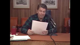 President Ronald Reagan's speech on tariffs in 1987