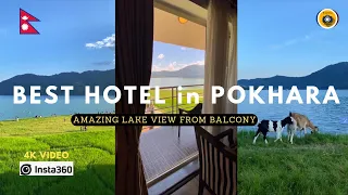 Pokhara's Best Hotel near Lakeside - Water Front Hotel by KGH Group | 4k Insta 360 Video