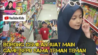 Azza Belanja Snack untuk games Seru Bersama teman2, Ikuti Terus Azza ya.. SERU banget Mainnya.#games