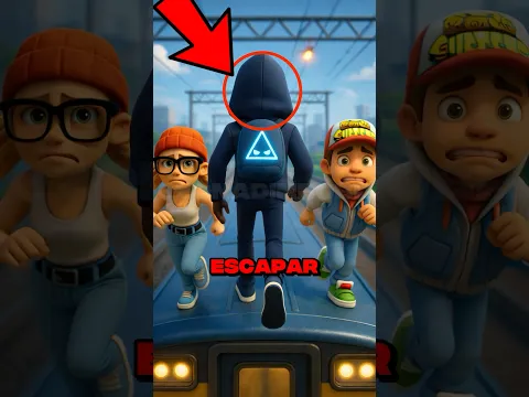 Alguém já escapou do metrô em Subway Surfers?👁️