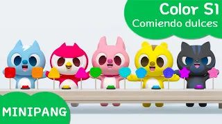 Aprende las formas con MINIPANG | shape S1 | Comiendo dulces🍭| MINIPANG TV 3D Play