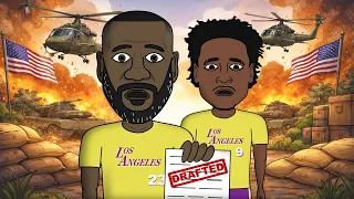 LeBron and Bronny will do ANYTHING to dodge the draft - Pa-Pah & Son