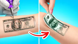 MAGISCHES TATTOO ERFÜLLT WÜNSCHE || Mein Tattoostudio! Lustige Tattoo-Trends von 123 GO! CHALLENGE