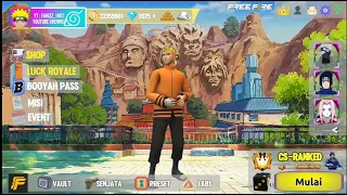 AKU BERHASIL MEMBUAT LOBBY FREEFIRE X NARUTO MENJADI KEREN🔥