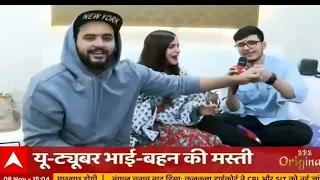 @FukraInsaan , @triggeredinsaan ,@WanderersHub  COMPLETE INTERVIEW ON ABP NEWS