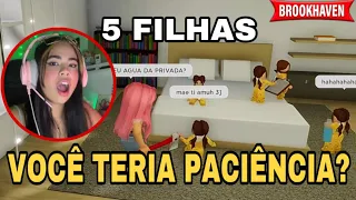 ADOTEI 5 GÊMEAS E O FINAL FOI TRISTE NO ROBLOX