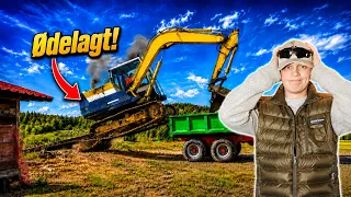 Hva gjør vi nå?! (GRAVEMASKINA RØK)