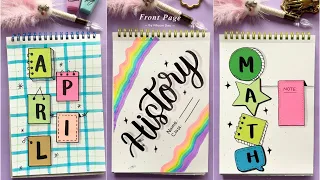 5 Stunning Front Page Ideas for School 🎨 | Assignment Front Page Designs