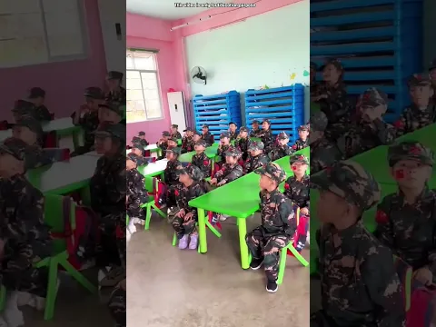 Chinese army officer forced children to shiver 😲