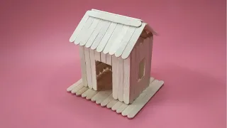 This guide shows you how to make a cute little house using only discarded ice cream sticks.