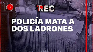 TIROTEO CON UN POLICÍA Y DOS DELINCUENTES MUERTOS - #REC🚨