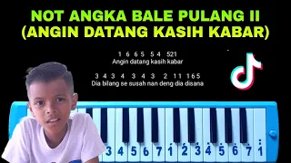 Not Pianika Angin Datang Kasih Kabar Versi Anak kecil
