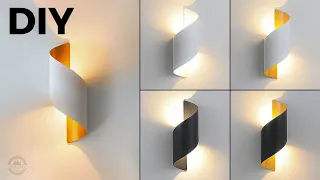 Home Decor Idea - DIY Sconces (wall light's)  From PVC Pipe