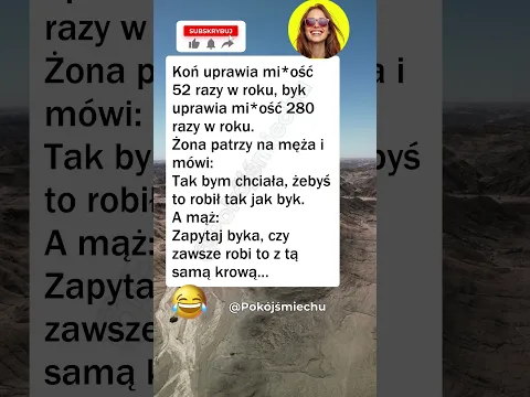 😂 Jak byk #dowcipy #śmieszne #humor #komedia #śmiech #polska #dlaciebie #śmiesznefilmy #kawały