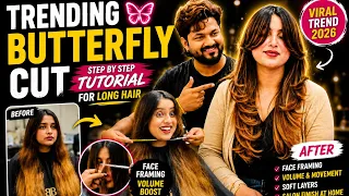 🔥TRENDING 🦋 BUTTERFLY CUT✂️Tutorial | Step By Step |2026 