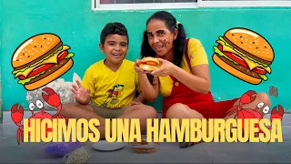 HICIMOS UNA HAMBURGUESA 🍔