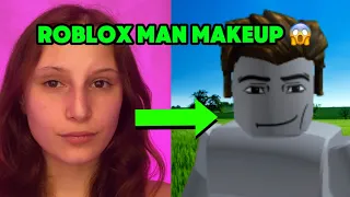 turning myself into the roblox man face