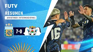 Resumen: Argentina 7-0 Burkina Faso / Amistoso 2026
