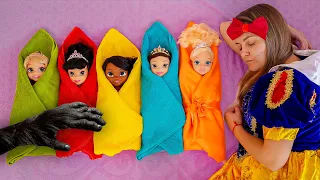 Are you sleeping Brother John song, Ksysha Pretend Play with Baby Dolls
