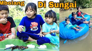 drama anak ! setelah susah payah akirnya dapat ikan