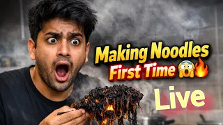 Making noodles first time 😱