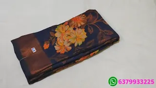 Copper chiffon brasso sarees collection// video 3 (4/3/22)