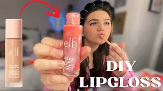I made a JUMBO Elf Lipgloss *lol