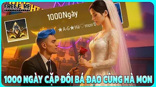 KỶ NIỆM 1000 NGÀY CẶP ĐÔI BÁ ĐẠO CÙNG CHỊ HÀ MOI | FREEFIRE.
