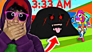 ESCAPA DEL TSUNAMI POR BRAINROTS, PERO A LAS 3:33 AM (MALA IDEA) ROBLOX...
