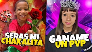 Este tiktoker me pidio pvp y mi hermana lo reto a 1vs1🤡 ¿Reina de la 2 tiros? Tilin insano x Melissa