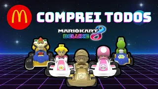 MARIO KART 8 DELUXE + MCDONALD'S - UNBOXING DE TODOS OS PERSONAGENS | MC LANCHE FELIZ ✨️🎮