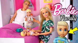 Barbie Baby Doll Stories - Family Road Trip, Gymnastics , Supermarket  & Babysitting