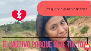 El motivo porque me aleje de tik tok y de las redes sociales 😔