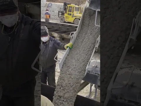 Amazing! Concrete Wall Mass Production Factory #allprocessofworld