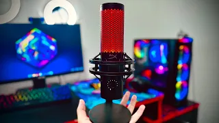 UNBOXING DO MEU NOVO MICROFONE 😍 *hyperx quadcast 2*