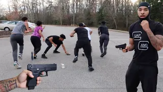 Spin the Bottle Challenge with Glock 23 BB Gun 🔫