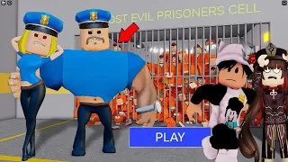 روبلوكس | الهروب من شرطة البنات مع اختي زوزو😱😅 ! Roblox POLICE GIRL PRISON RUN