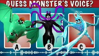 Guess The Squid MONSTER'S VOICE 20. | GARTEN OF BANBAN 4 | DOCTOR AQUATILUS, NIGHTY BOO, BADBAD