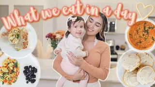 What my Baby and I Eat In a Day 🍁 Low Carb & Baby Meal Ideas 2021