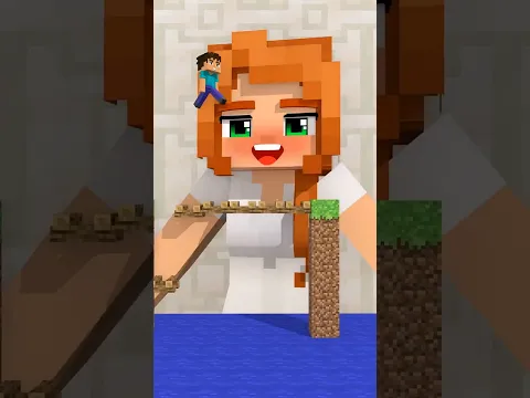 @Cocottee_ Scream Run with Alex & Steve • Minecraft