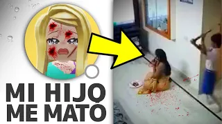 ELLA FUE GOLPEADA POR SU HIJO POR CULPA DE LOS ROBUX EN ROBLOX… DIOS MÍO 😱😱@xpartixx 